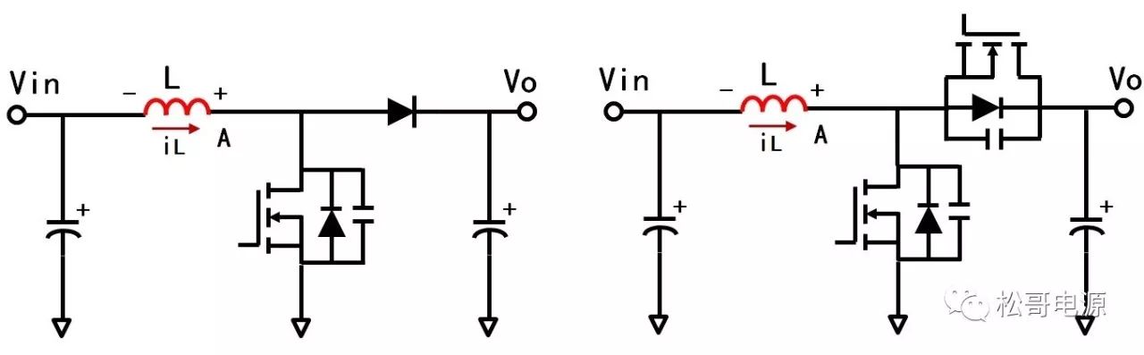 “图4：电感和输出的控制开关”