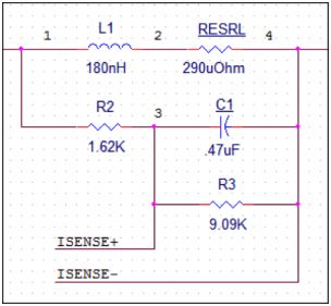 “图1：DCR电流检测电路”