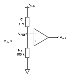 “图4：比较器电路”