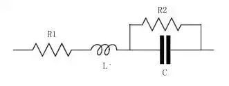 “图3：电容等效电路表示法”