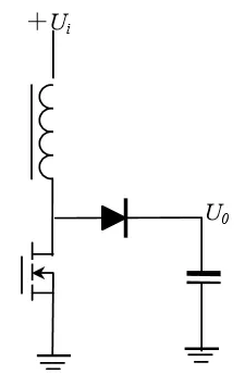 “图8：非隔离反激(Boost)变换器”