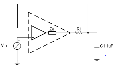 “图10：反馈环路中电阻的原理图"