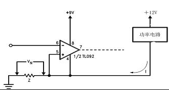 “图5：共模阻抗噪声耦合示意图"
