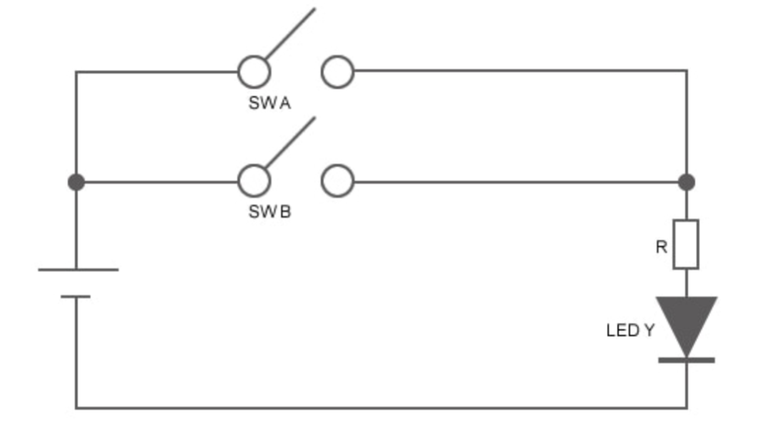 “图3：OR电路的运作方式"