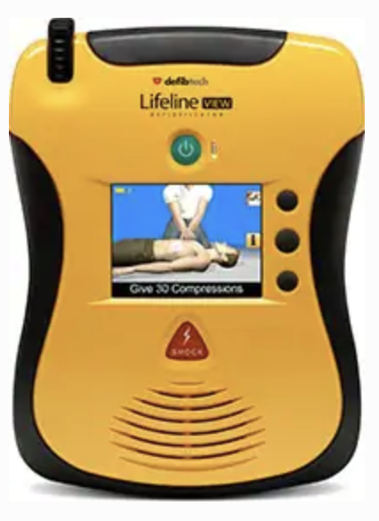 “图1：AED设备示例（图片来自：Defibtech）"