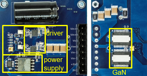 “图3：分立式GaN器件及其驱动电路"