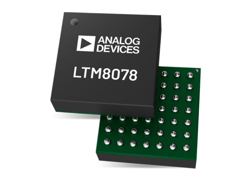 “图8：高效、低EMI的μModule稳压器模块LTM8078（图源：ADI）"
